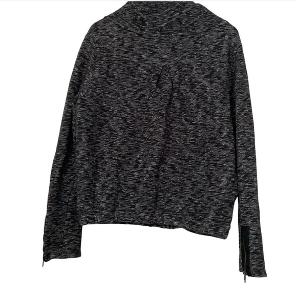 Urban Outfitters Silence+Noise Bomber Jacket Sz L Gray Full Zip High Neck Casual - Picture 2 of 9